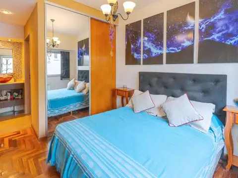 Departamento 2 ambientes con 2 baños