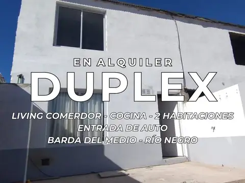 ALQUILER DUPLEX DOS DORMITORIOS BARDA DEL MEDIO