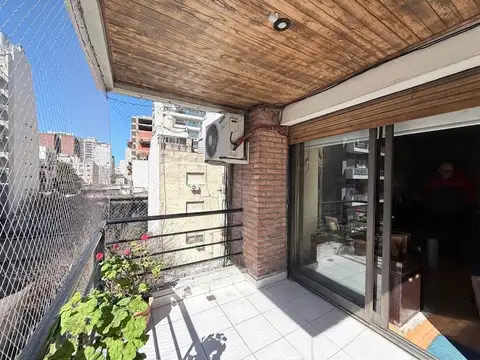 Departamento 3 amb- balcon- Belgrano- Parque -parrilla