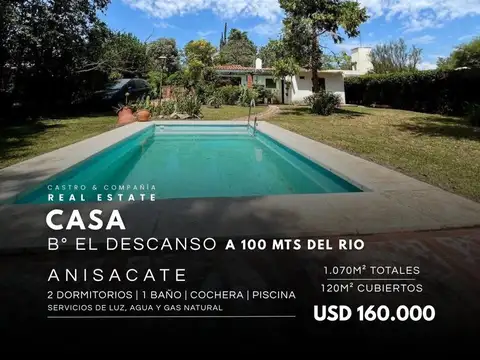 Casa en Venta en Villa Anisacate, Santa María