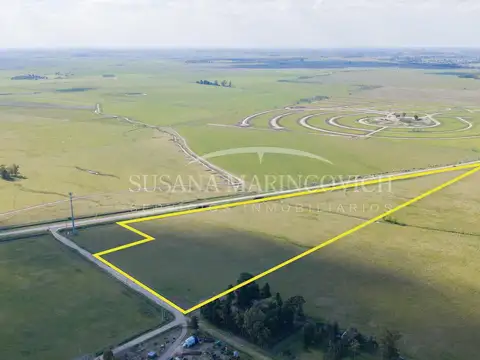 Campo/ fraccion lindero a ruta apto para desarrollo venta en San Vicente