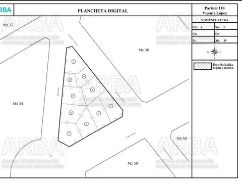 Terreno en Venta de 205,0 m2