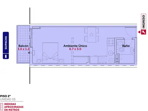 Departamento en Venta al Oeste