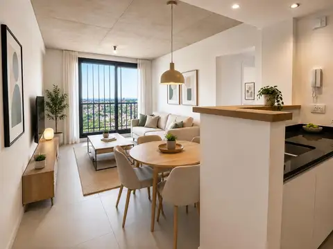 VENTA - Departamento de dos dormitorios con balcón y amenities en Condos Paddock, Fisherton, Rosario