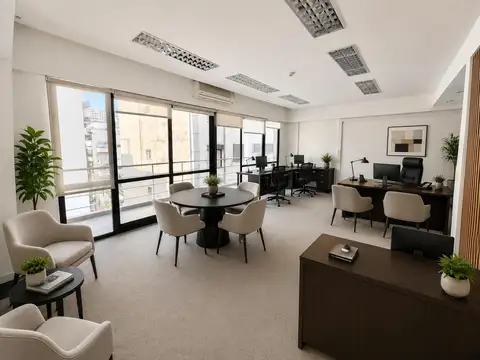 Oficina 4 ambientes con 3 baños