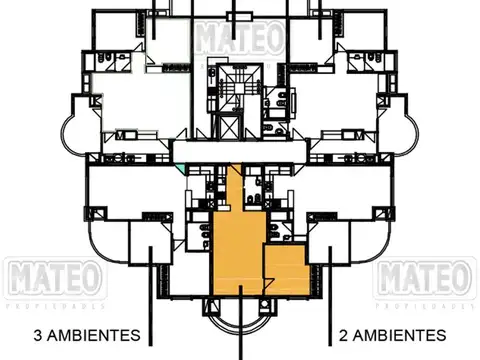 Departamento en Venta de 2 ambientes