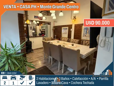VENTA Casa PH Monte Grande Centro 2 Habitaciones