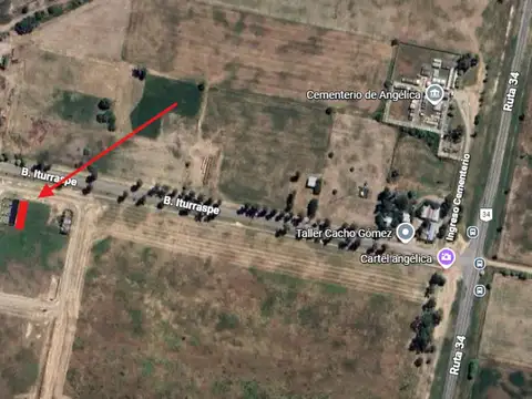 Terreno en Venta en Angélica, USD 11.000