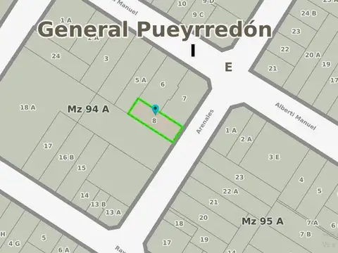 Terreno en Venta 26  mts Frente