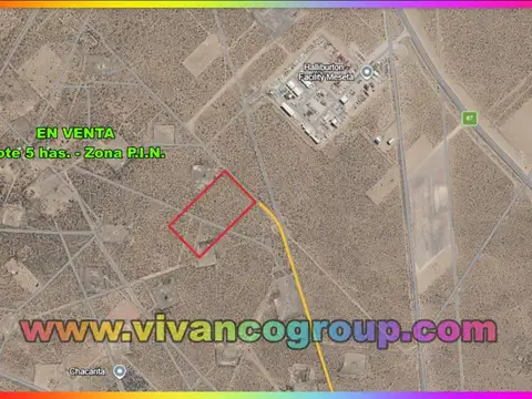 Lote industrial de 5 has. en zona p.i.n.