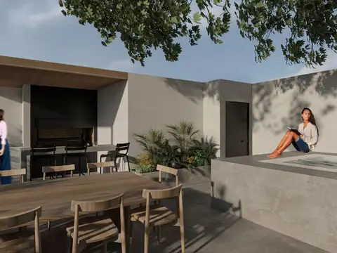 Departamento 3 ambientes con 2 baños