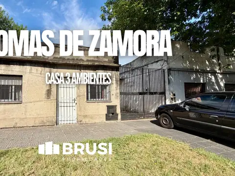 CASA EN VENTA EN LOMAS DE ZAMORA - 3 AMBIENTES
