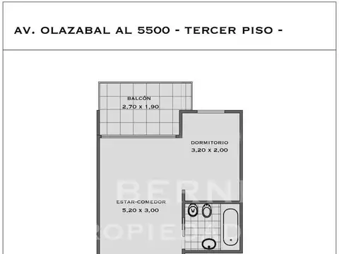 Avenida Olazábal 5500, Piso 3
