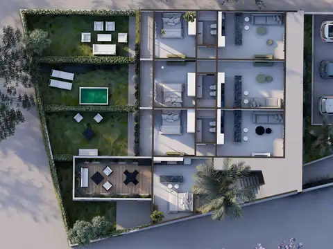 Departamento 2 ambientes con 1 baño