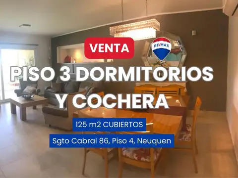 VENTA PISO 3 DORM SGTO CABRAL 86 PISO 4 NEUQUEN