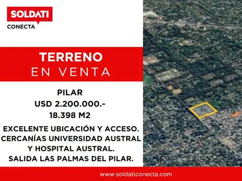 Terreno de 18.000 m2 en  venta - Pilar