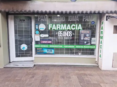 FONDO DE COMERCIO -FARMACIA -VENTA -VICENTE LOPEZ