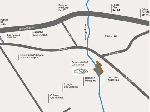 Terreno en Venta en Del Viso, USD 53.000
