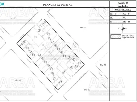 Terreno en Venta 8  mts Frente