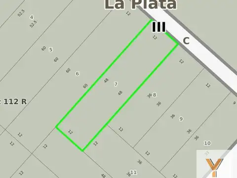 Terreno en Venta en Los Hornos, USD 12.000