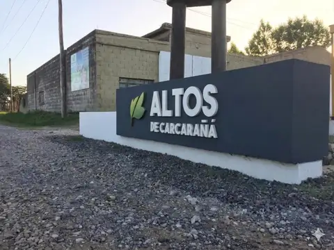 VENTA - TERRENO DE 487 M2 - ALTOS DE CARCARAÑA
