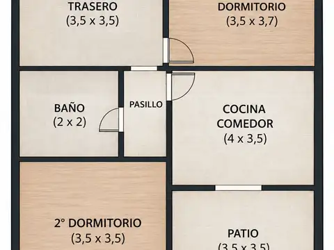 Depto Tipo Casa en Venta 40 años