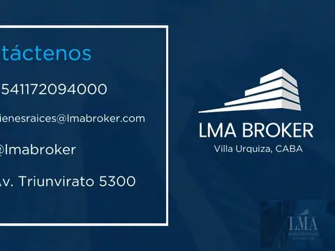 Terreno en Venta 46  mts Fondo
