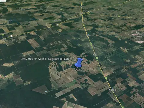 Campo Agrícola de 3750 Has. en Zona Quimilí, Santiago del Estero, Argentina