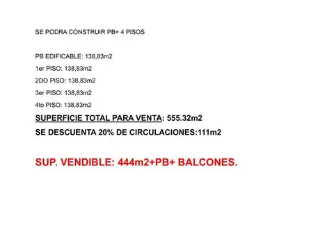 Terreno en Venta de 149,0 m2