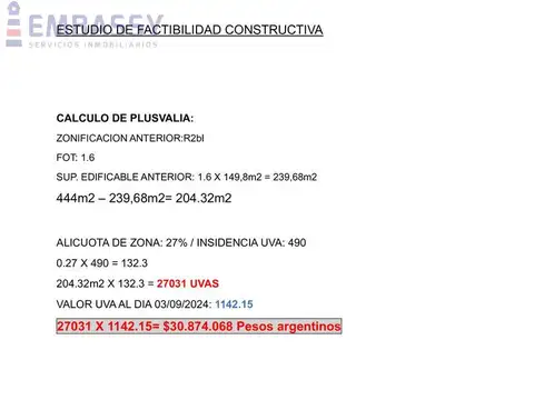 Terreno en  Saavedra