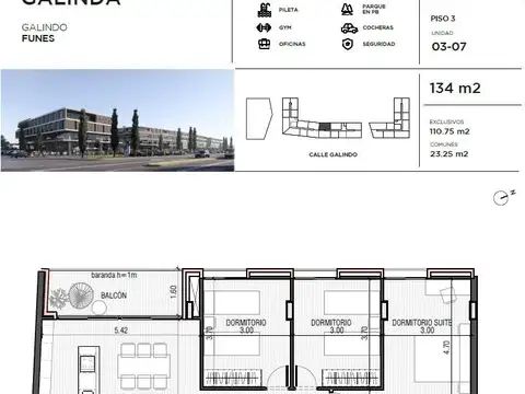 Departamento en Venta al Oeste