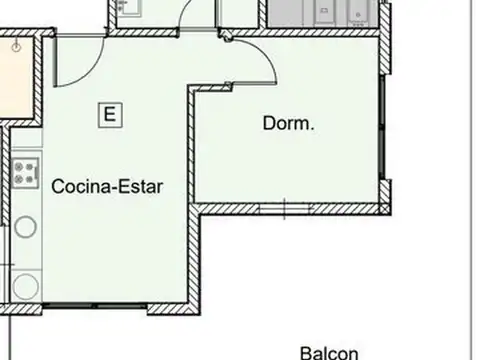 Departamento en Venta de 2 ambientes
