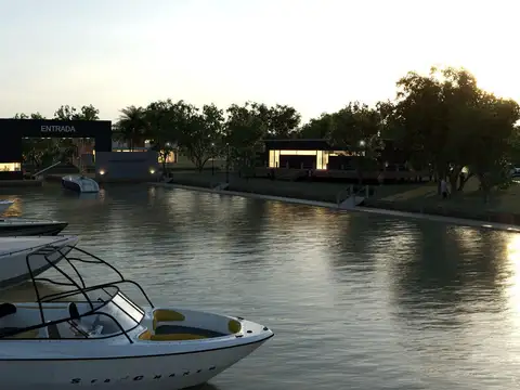 LOTE TERRENO BARRRIO NAUTICO ALBARDON sobre rio- Escobar seguridad restaurant bar de playa amarras