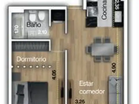 VENTA - Departamento en construcción 1 Dormitorio, y amenities -  Centro, Rosario.