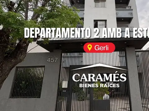 Depto a estrenar de 2 amb al frente c/ balcón. Gerli, Lanús.