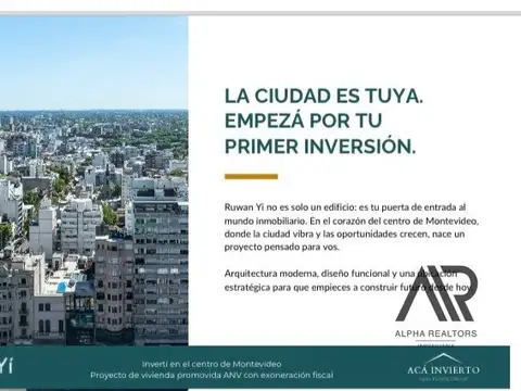 Apartamento en venta c/ cochera en Centro