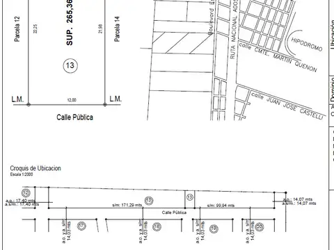Loteo Foresta - Lote 13 Manzana 13