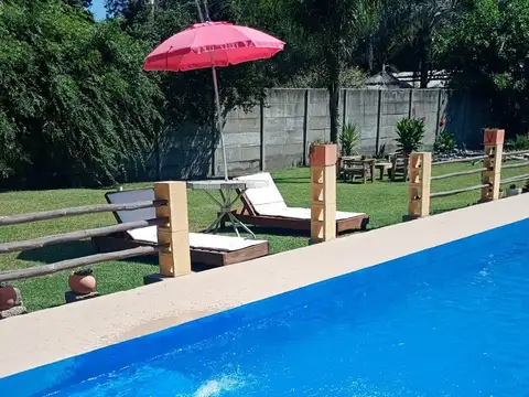 Casa 2 ambientes con 2 baños