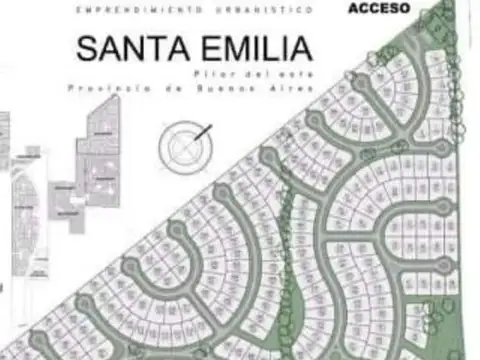 Terreno Lote  en Venta ubicado en Santa Emilia, Pilar del Es
