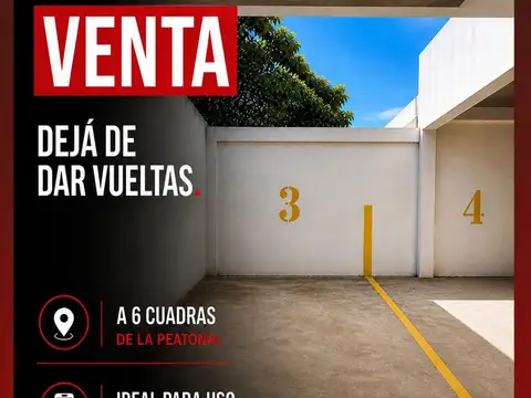 VENTA DE COCHERAS EN CORRIENTES CAPITAL