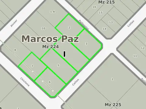Terreno en Venta 23  mts Frente