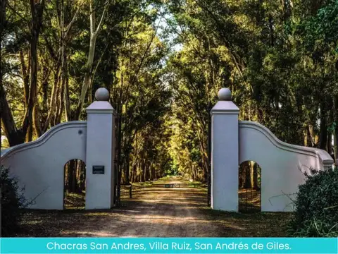 Lote en Chacras de San Andrés zona la Rienda, Villa Ruiz, San Andres de Giles en Venta
