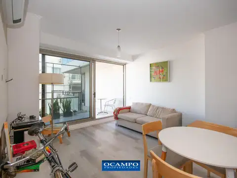 Alquiler de departamento en Decó Recoleta 2 ambientes con balcón y cochera