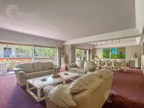 VENTA DEPARTAMENTO 6 AMBIENTES CON 2 BALCÓNES DOS COCHERAS Y BAULERA  EN BELGRANO.