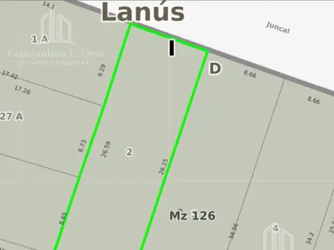 Terreno en Venta en Lanus Oeste, USD 94.990