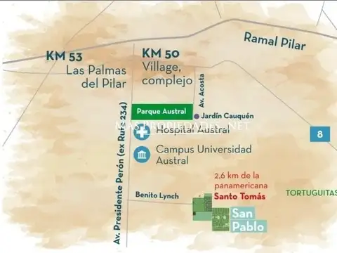 Venta Terreno / Lote interno en Santo Tomas Pilar