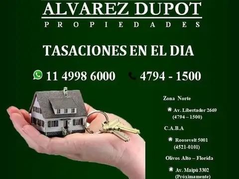 Departamento en Venta con 1 cocheras