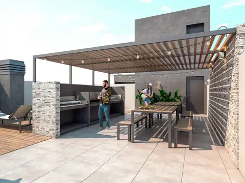 Departamento 2 ambientes con 1 baño