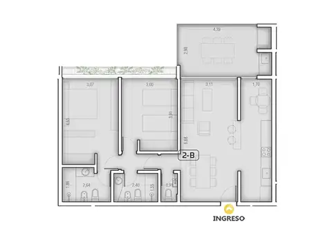 Venta departamento 1 dormitorio Fisherton Rosario