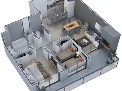 Departamento en Venta de 2 dormitorios